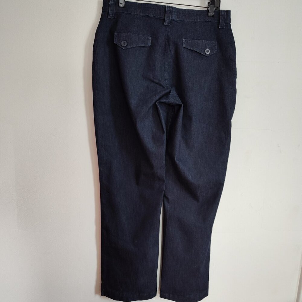 Ladies SZ 12M Lee Relaxed Fit All Day Blue Jean - Picture 2 of 4